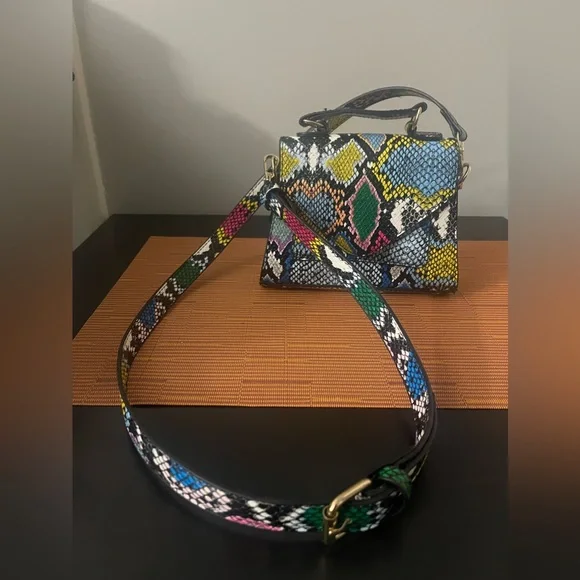 Colorful Snake print purse - Picture 2 of 2